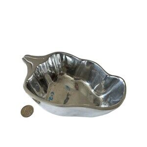 Holland Boone Polished Pewter Chili Pepper Salsa Bowl Scottsdale/Los Angeles CA